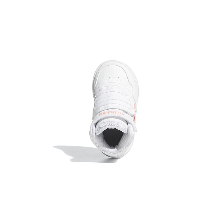 Adidas Neo Hoops Mid Synthetic Leather Non-Slip Durable Mid-Top Walking Shoes Baby Shoes GW6112