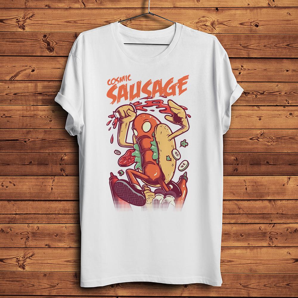 Pizza taco kaiju Attack funny anime t shirt homme short sleeve Unisex white casual tshirt unisex Unisexga hipster streetwear tee