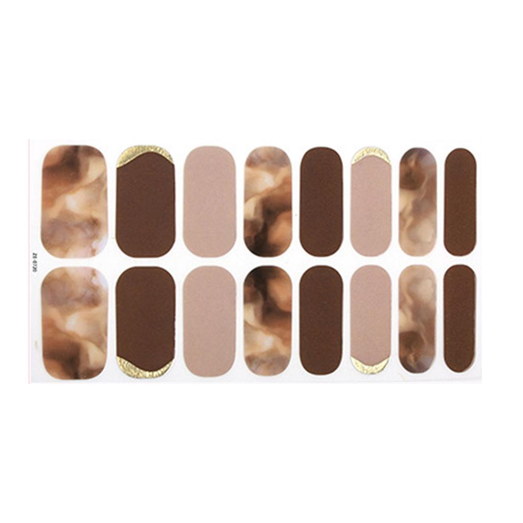 Nails Polish Stickers Gradient Gels Nail Strips Nails Polish Wraps Glittering Gels Nail Stickers Manicures Stickers