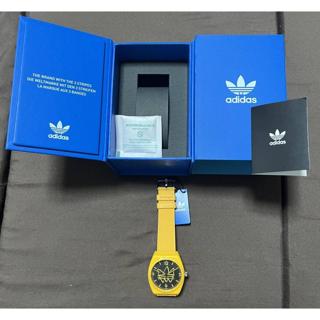 Б/у [Новые] Неиспользованные часы adidas ADIDAS AOST22564 - Желтые - Водонепроницаемые - Мужские, Женские, Унисекс - Легкие