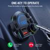 Автомобильный Bluetooth MP3 громкая связь P22 новый автомобильный FM-передатчик QC3.0 + PD20W двойная быстрая зарядка