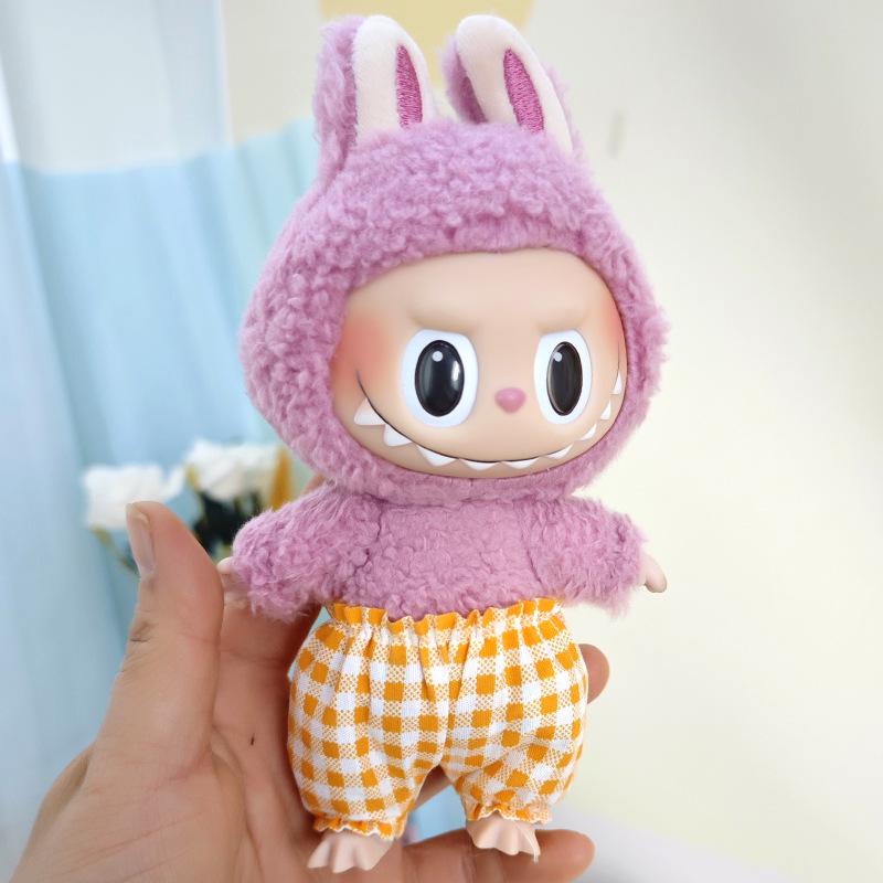Labubu 17cm Pendant Clothes: Single Pants & Skirt Accessories for Replacement