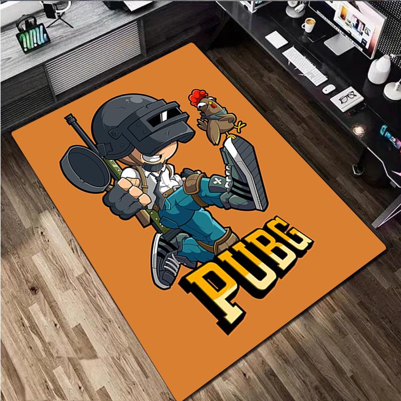 1Pc pnbg Print Rug - Computer Chair Area Rug home decoration Carpet For Living Room Bedroom Flooring Mat