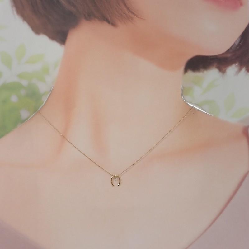 AHKAH LN0023010100 Ожерелье золото K18 желтое золото Женщины