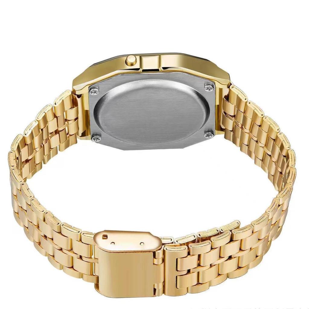 Harajuku Style Multi-Function LED Electronic Watch, WR F91W Steel Band A159 Fashion Watch