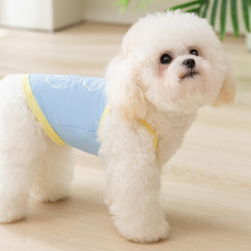 Spring and Summer New Dog Clothes Cute Luminous Bear Sunscreen Cool Suspender Teddy Small Dog Pet Clothing
