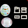 Cartoon Car Fondant Biscuits Cutter Decorating Sugarcraft Gum Paste Tools Cupcake Kitchen Cookie Acc