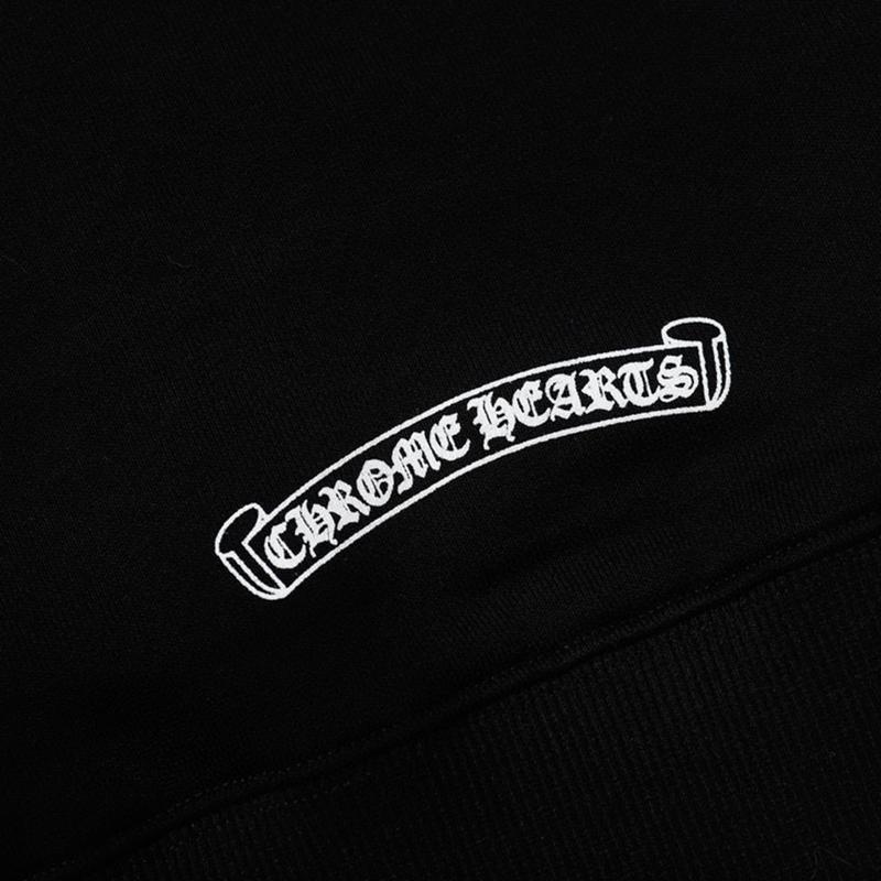 816 CHROME HEARTS 2026 Осень-Зима Новая Классическая Толстовка с Капюшоном Большого Размера с Логотипом, Подходит для Ношения Парами