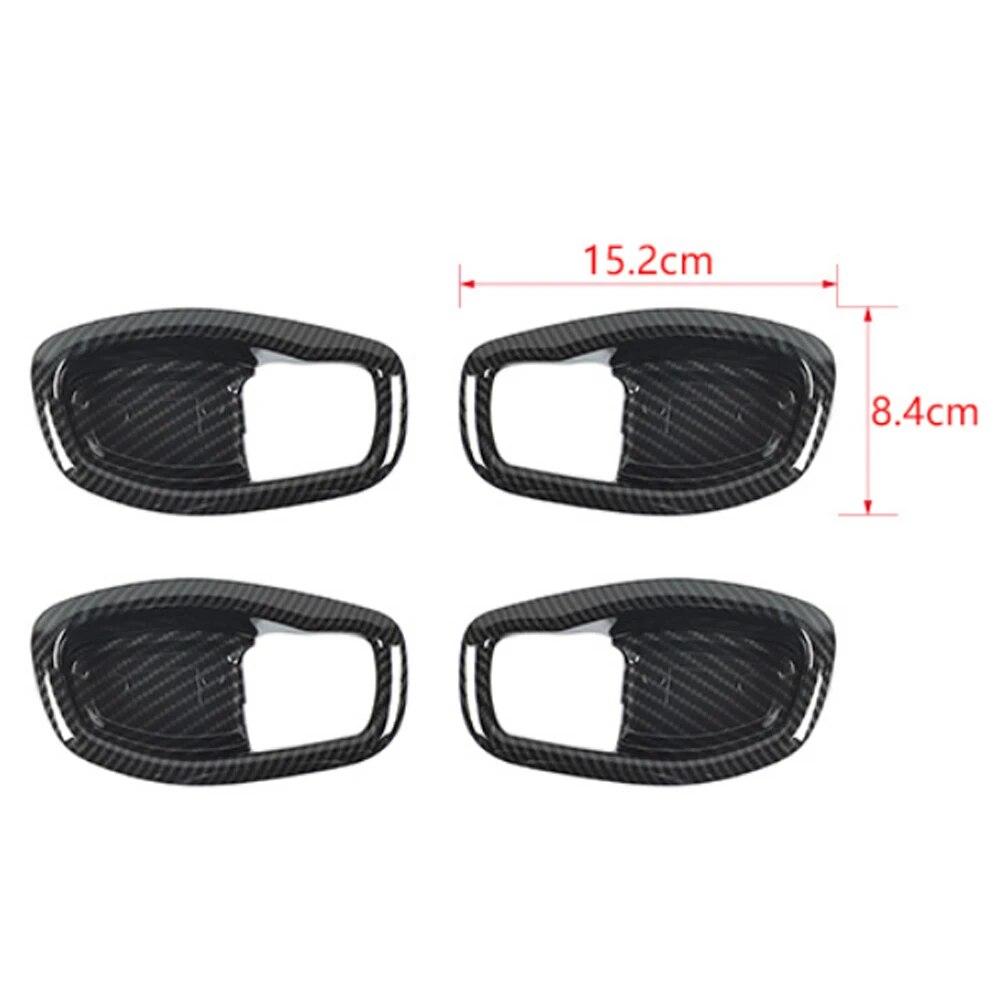 Внутренняя дверная ручка автомобиля, декоративная крышка, наклейки, рамка для Jeep Renegade 2016 2017 2018 2022, аксессуары