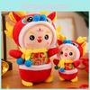 Tang Costume Dragon Doll 2024 New Year Mascot Plush Toy Red New Year Gift Dragon Year Mascot
