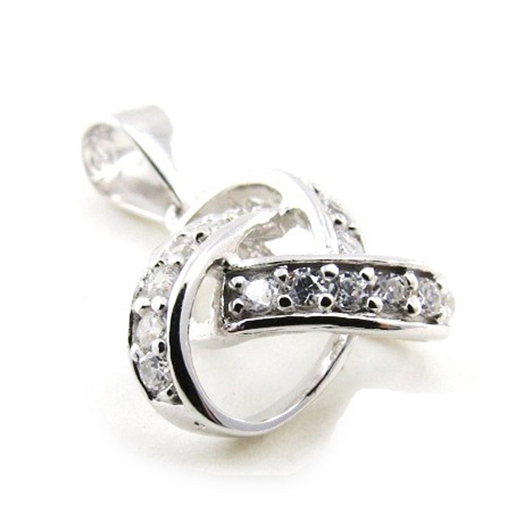 Les Trésors De Lily [J0176] - Серебряный кулон «Богиня» серебристо-белый (родиевое покрытие) - 13 мм