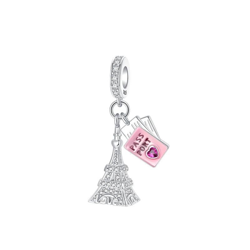 Снова в школу Медные шармы Сумка Наушники Кубик Рубика Часы Игровая консоль Бусина Подвеска Подходит для браслета Ожерелье Ювелирные изделия