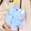 Handmade Rhinoceros Plush Toy Interactive Stuffed Rhinoceros Doll  Birthday Parties