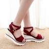 High Heels Women Sandals Casual Woman Shoes Platform Wedges Sandals Peep Toe Ladies Shoes 2024