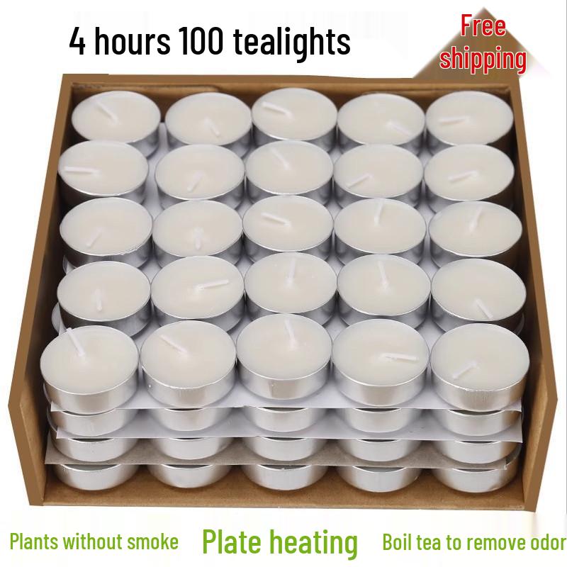 Беспламенные, без запаха чайные свечи для ароматерапии