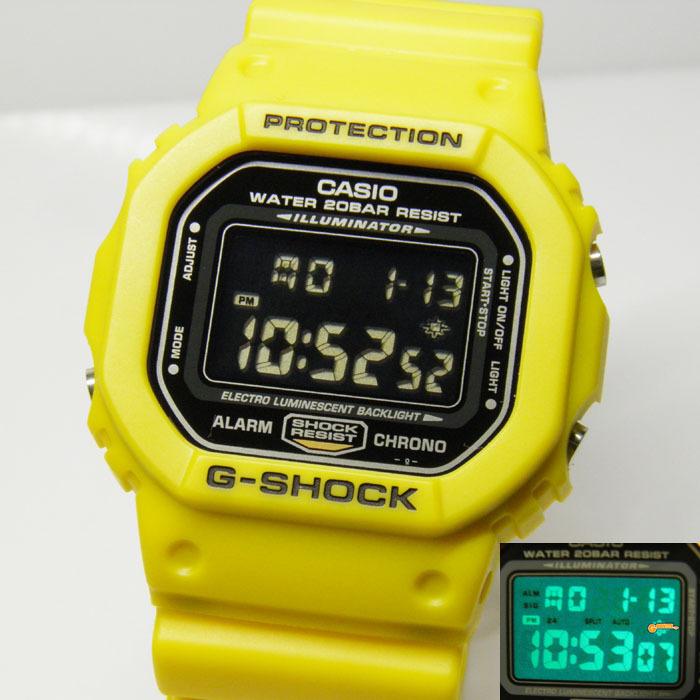Casio 5600 Серия Цветовых Вариаций Желтый DW-5600FS-9JF G-SHOCK