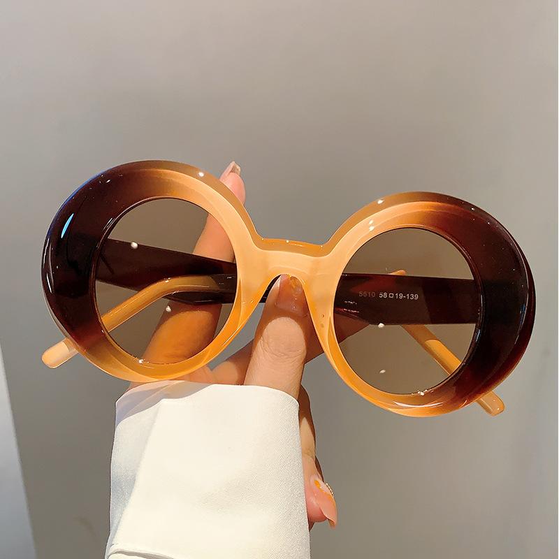 Винтажные большие круглые солнцезащитные очки для женщин и мужчин, круглые солнцезащитные очки, женские овальные очки для мужчин и женщин, очки