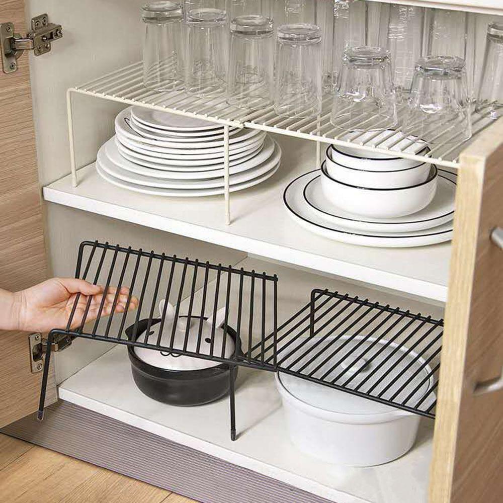 Kitchenware Wardrobe Shoe Spice Racks Storage Rack Desktop Storage Holder Adjustable Cupboard Shelf
