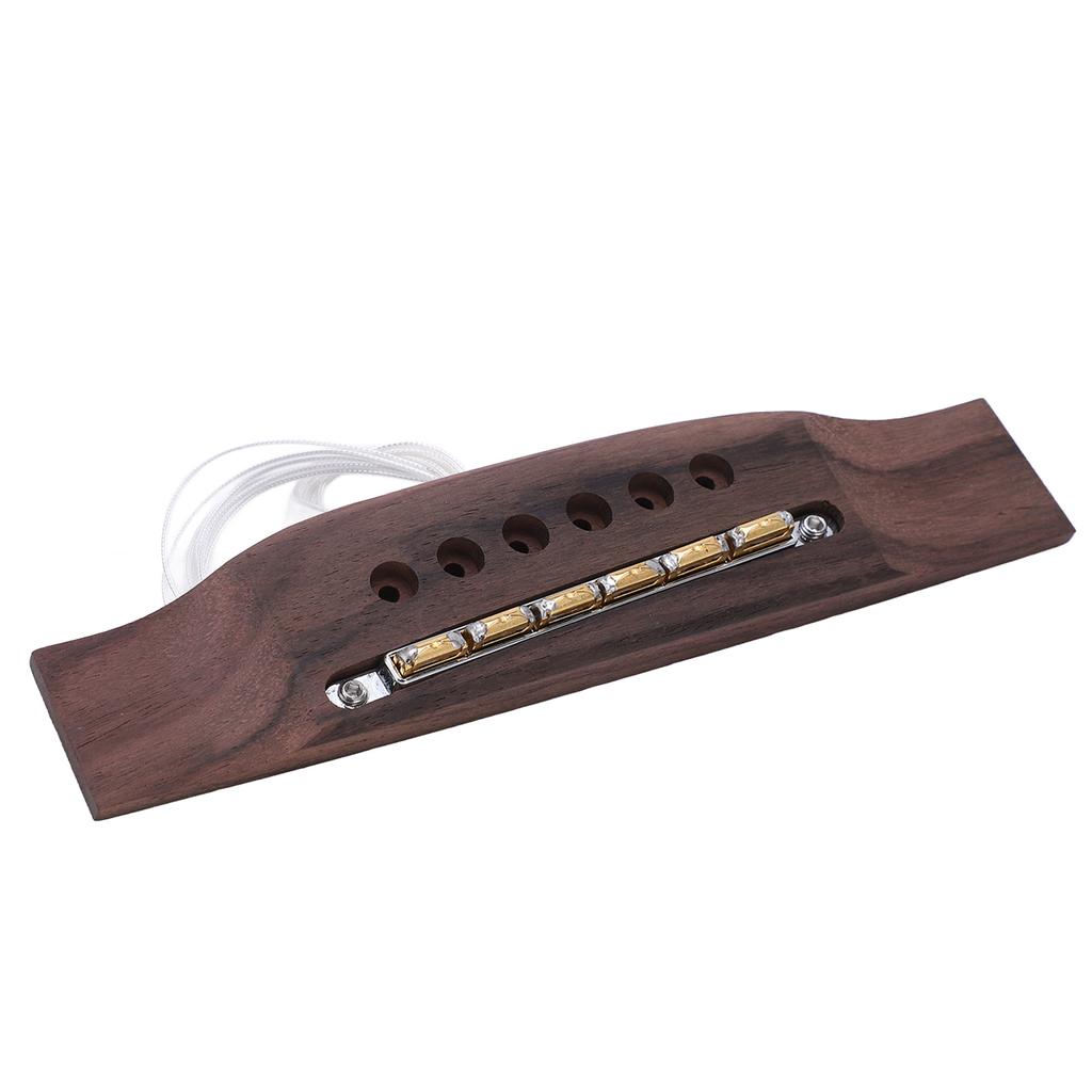 Пьезозвукосниматель Активный Динамический для Фолк Акустическая Гитара Бридж Резонаторное Отверстие Инструмент Аксессуары