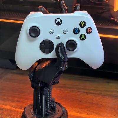 Механическая стойка для игровых аксессуаров, держатель игрового контроллера для PS5, подставка для игрового контроллера Cyberpunk Robot для Xbox, держатель для геймпада и наушников
