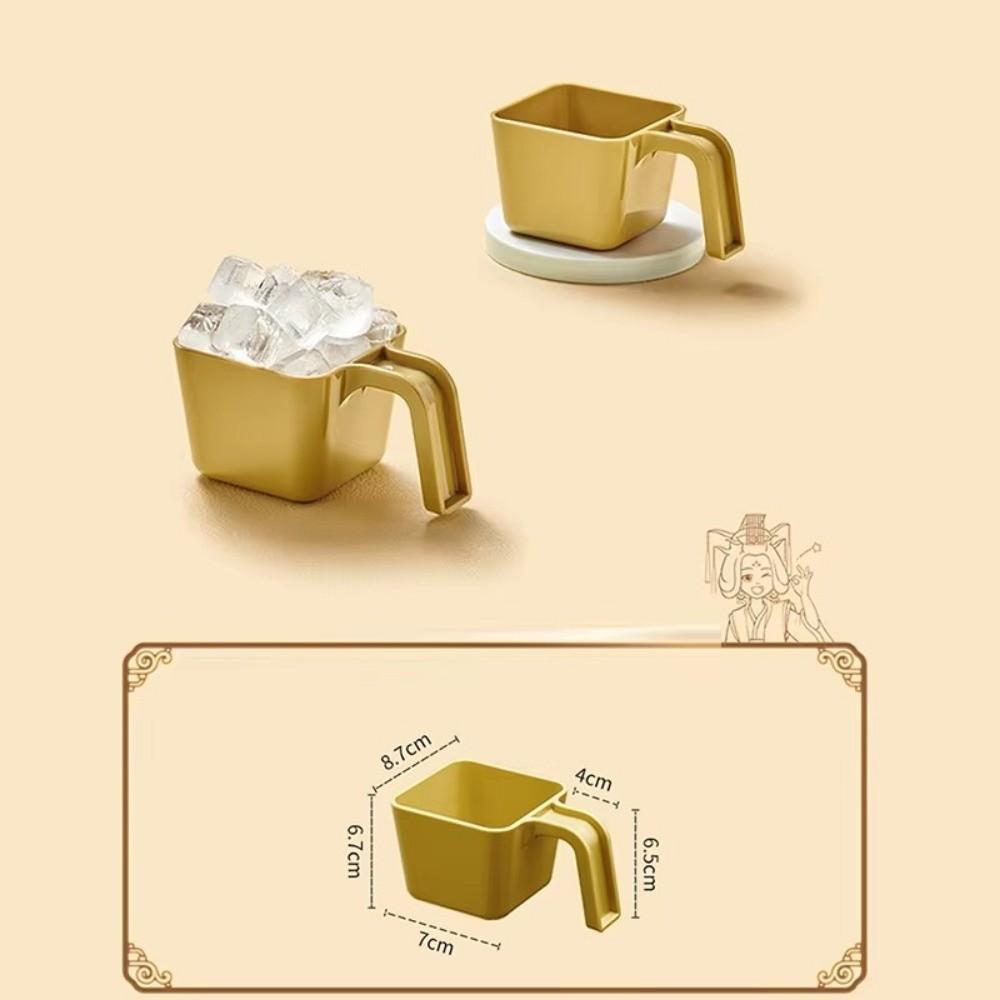 Plastic Ice Scoop Square Measuring Cup Portable Ice Shovel Gadget Kitchen Utensil