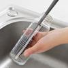 Щетка с длинной ручкой Силиконовые соломинки Щетка для стаканов для легкого ухода за стаканами Инструмент