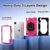 For Apple iPad Pro 11 (2021) 360° Rotating Grip Heavy Duty Protection Stand TPU+PC 3in1 Anti-knock Shockproof Tablets PC Case