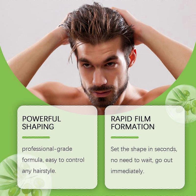 East Moon Men's Wave Modeling Cream Wash-Free Hair Fluffy Long-Lasting Three-Dimensional Modeling Refreshing Shaping Pomade