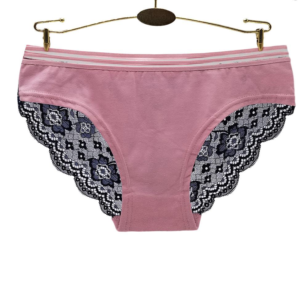 Cotton Panties for Women Patchwork Lace Briefs Womans Underwear Women Sexy Lingerie Sets 6 Pcs/lot