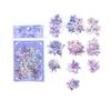 Stickers 20pcspack Pet Gilding Laser Plant Flowers Decorative Stick Labels Handmade Diy Junk Journal Supplies