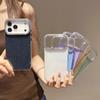 Блестящий Алмазный Чехол-Камера 2 в 1 для iPhone 16 15 Plus 17Air 14 13 12 11 16 17 Pro Max Роскошный Защитный Противоударный Чехол