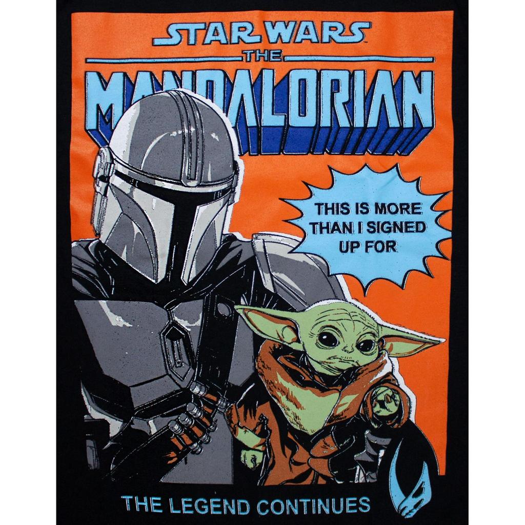 Star Wars Mens Baby Yoda Poster T-Shirt
