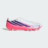 adidas F50 Hyperfast Pro Hard Ground Football Boots HQ2361 Unisex Performance Sports Shoes Cloud White / Solar Purple / Solar Turbo