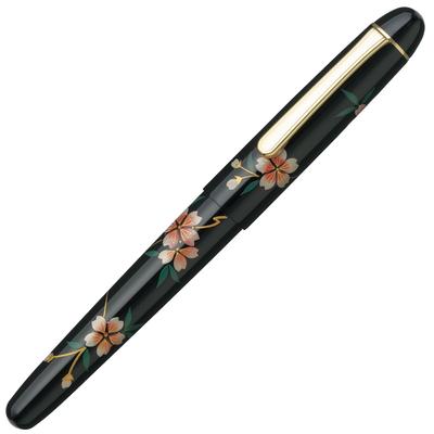 Платиновая перьевая ручка перьевая ручка M средний кончик 3776 Century Kagahira Makie Cherry Blossom обычный импортный продукт PNB-30000B 40-3