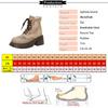 Fashion Aphixta 7cm Square Heel Breathable Mesh Ankle Boots Women Platform Lace Up Zip Close Summer Boots Platform Shoes Woman Boats