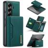 DG.MING M2 Series for Samsung Galaxy Z Fold7 5G Magnetic Case PU + PC + TPU Phone Cover Detachable Wallet Kickstand