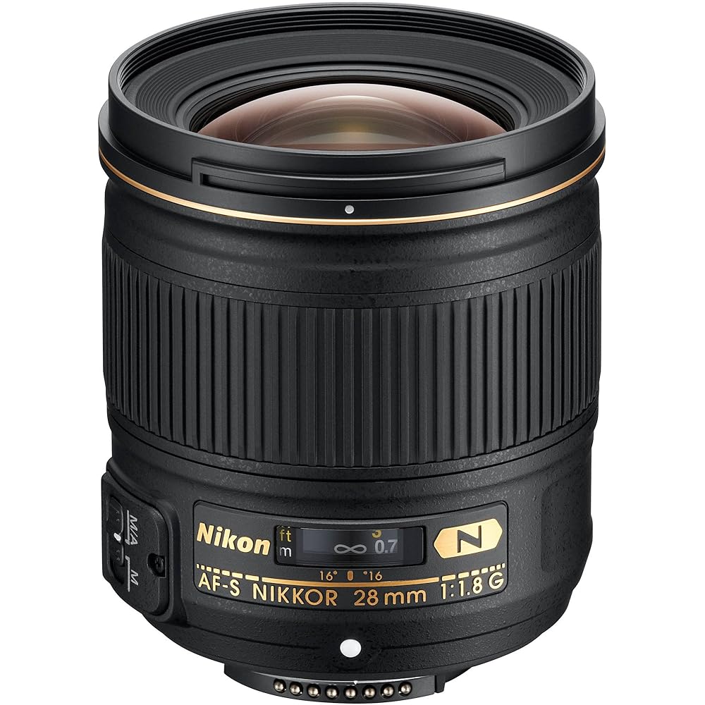 Nikon Single Focus Lens AF-S NIKKOR 28mm f/1.8 g Full Size Compatible