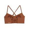 Puma Move Cloudspun Solid Casual Thin Strap Bra Женское нижнее белье Коричневый 524809-81