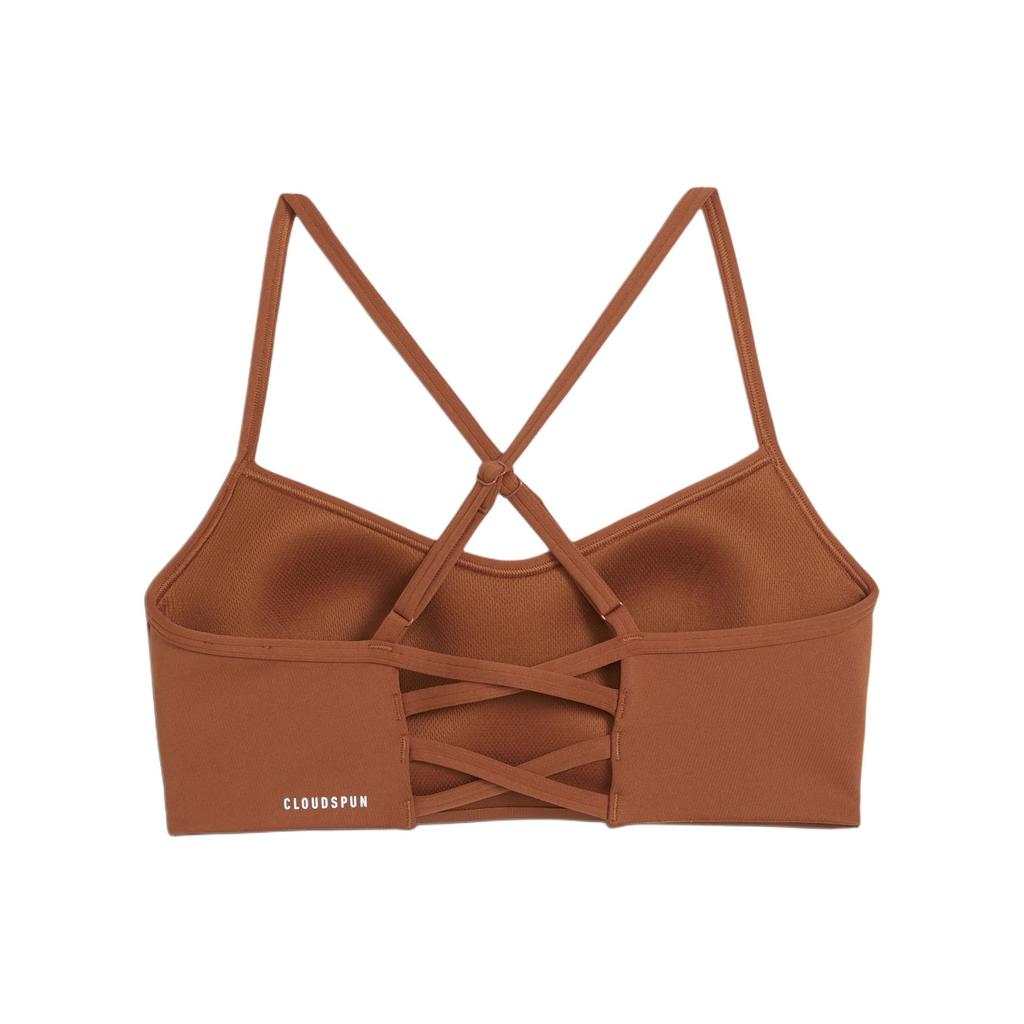 Puma Move Cloudspun Solid Casual Thin Strap Bra Женское нижнее белье Коричневый 524809-81