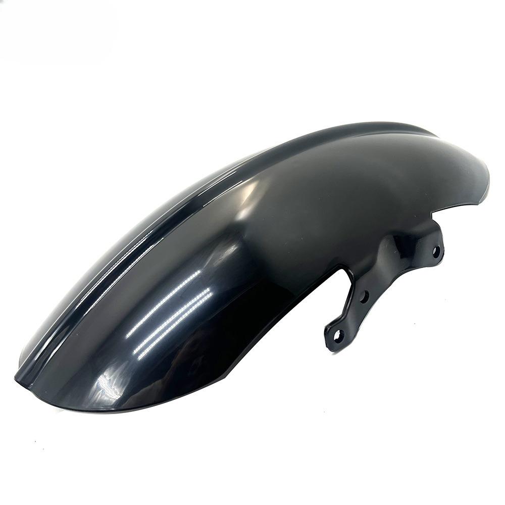 Motorcycle Accessories Short Retro Front Fender Mudguard for Triumph Bobber Bonneville Speedmaster 1200 2018- Cafe Racer Black
