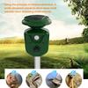 360 Degrees  Solar Power and USB Charging Waterproof Dog Repellent Ultrasonic Cat Repeller