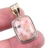 Натуральный родонит, двухцветный кулон из стерлингового серебра 925 пробы, размер 1,25 дюйма, l1R54