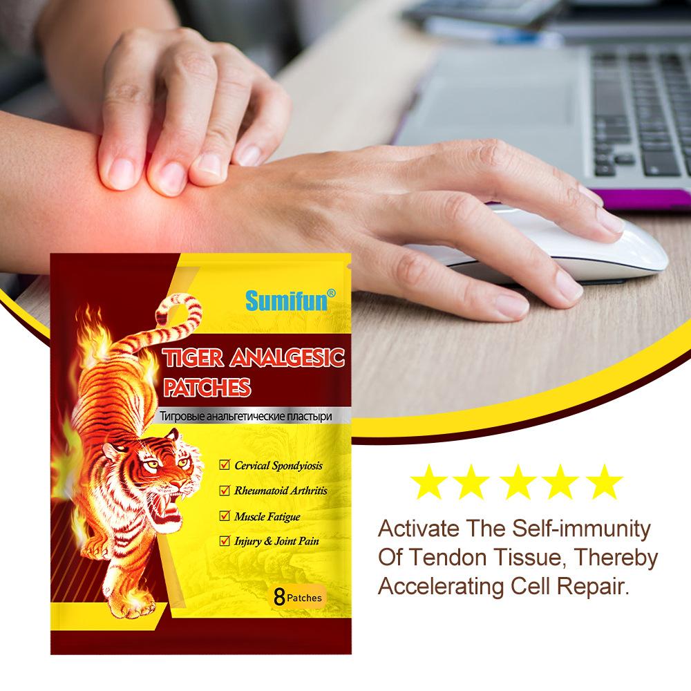 Sumifun Tiger Balm Analgesic Patch Knee Muscle Joint Pain Relief Sticker Rheumatism Body Care Plaster