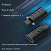 Адаптер USB 3.1 «папа» на «мама» типа C, поддержка зарядки и передачи данных, конвертер типа C 3.1 для зарядного устройства для ноутбука и ПК