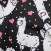 Cotton Flex Black Fabric Sheep Nursery Decor Sewing Craft Projects Fabric Prints By Yard 40 Inch