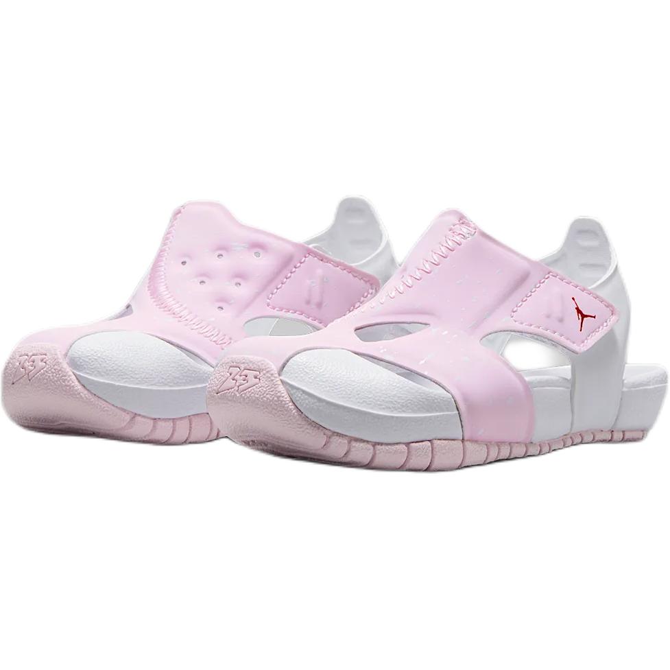 Jordan Flare Abrasion Resistant Slip Resistant Low top Toddler Shoes Foam Pink/White/Fire Red Infant And Toddler CI7850-608