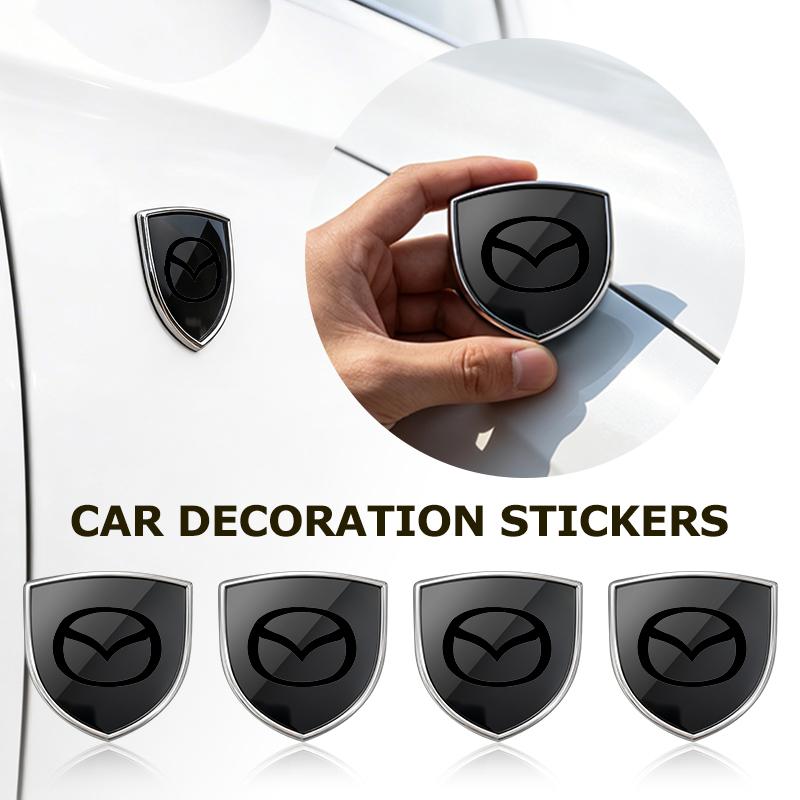 Для Mazda Металлическая Сплавная Автомобильная Наклейка Универсальный Автомобильный Внешний Декор Эмблема 3 CX3 CX4 CX5 CX7 CX8 CX9 CX30 RX7 Atenza Axela FF4