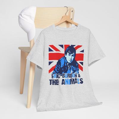 Eric Burdon And The Animals Music Legend Ash Grey White Tees T-Shirt Size S-5XL