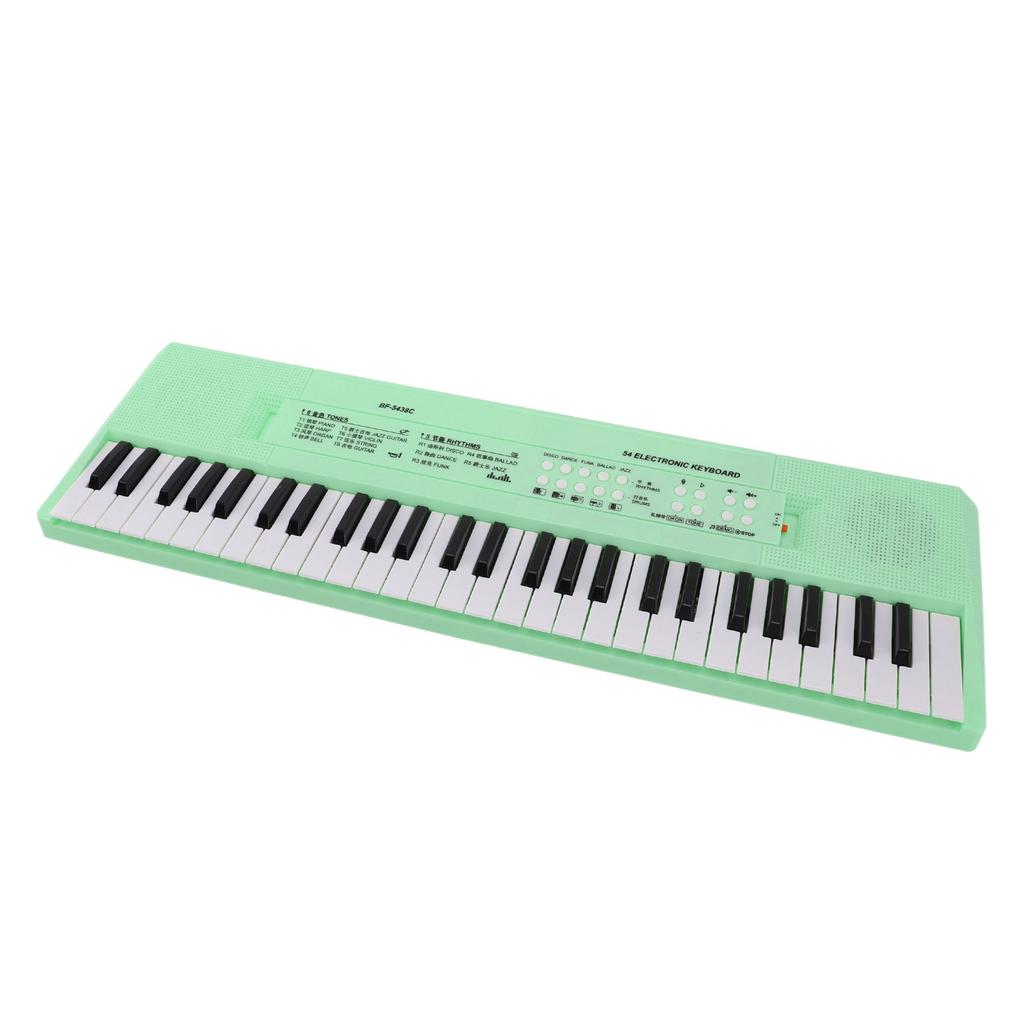 54 Key Electronic Piano Keyboard with Wired Microphone Support Recording Multifunction Kids Electronic Piano Music Keyboard