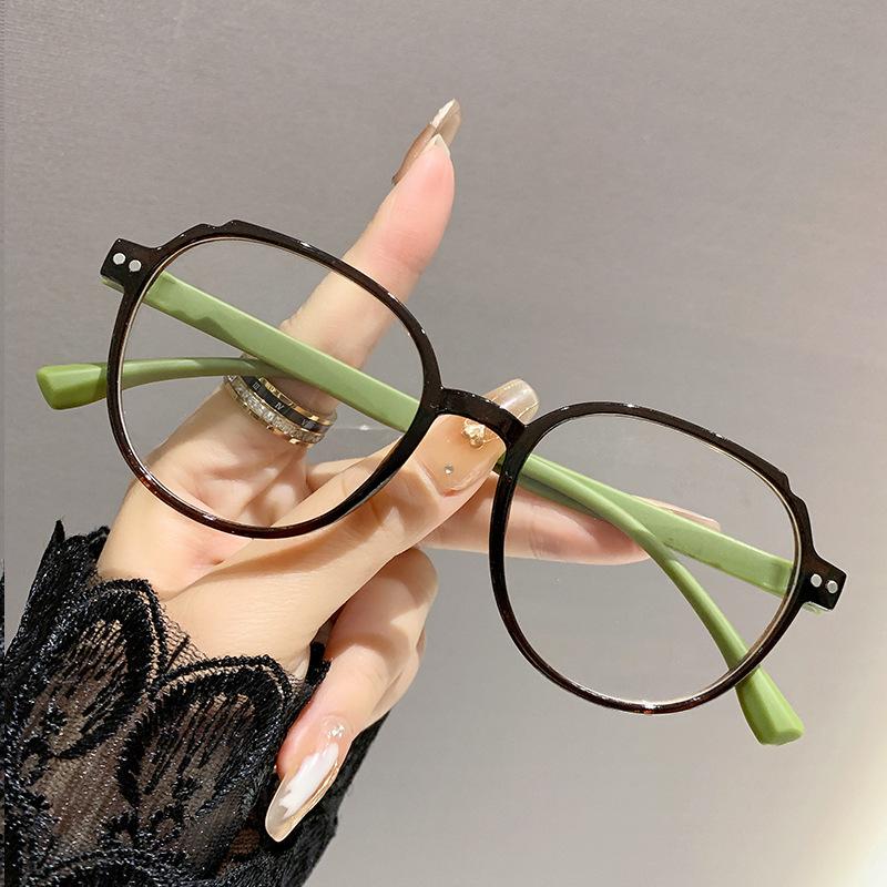 Men Women New Ultra-Light Round Frame Presbyopia Glasses Hd Blue Light Blocking Glasses Fashion Reading Glasses To +4.0